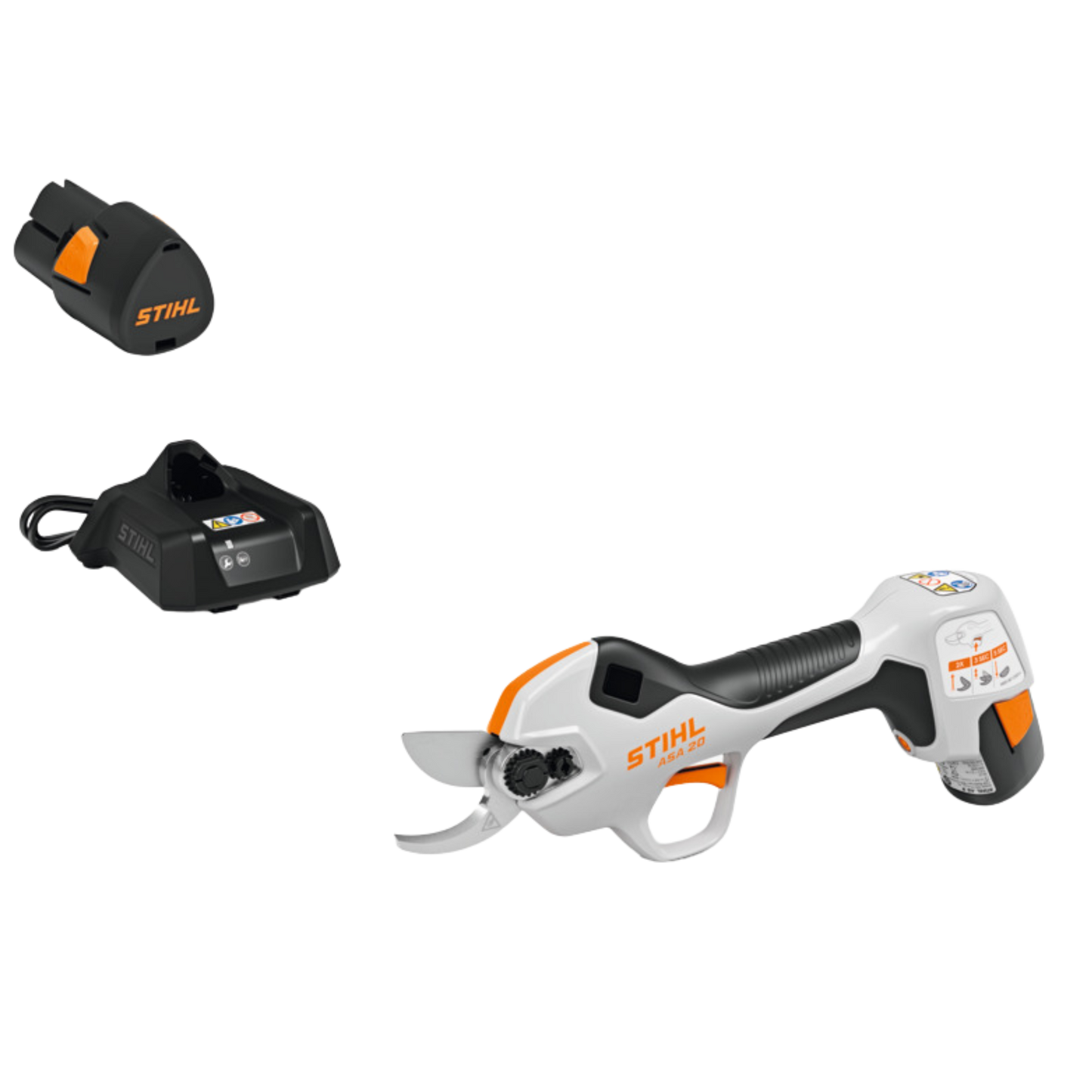 Stihl Akku-Astschere ASA 20 AS-System Set mit Akku und Ladegerät