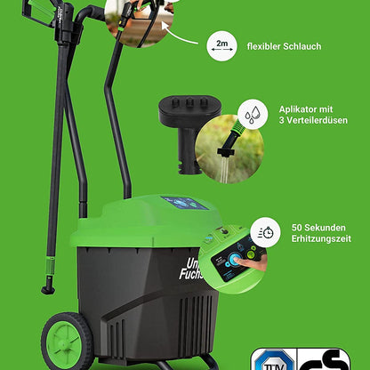 UnkrautFuchs FoxOne - Heißwasserunkrautbekämpfung - Dampfreiniger - 2in1