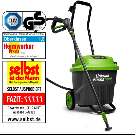 UnkrautFuchs FoxOne - Heißwasserunkrautbekämpfung - Dampfreiniger - 2in1
